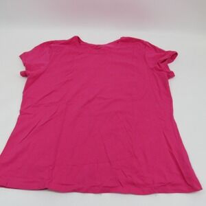 Motto Essentials Women's Pink Short Sleeve Top Size Large‎